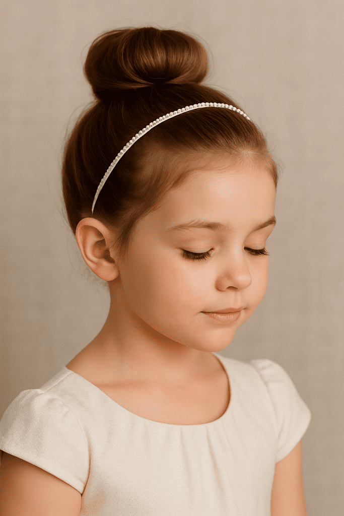 Peinados Elegantes Con Diadema Para Niña Rápida Y Bonita