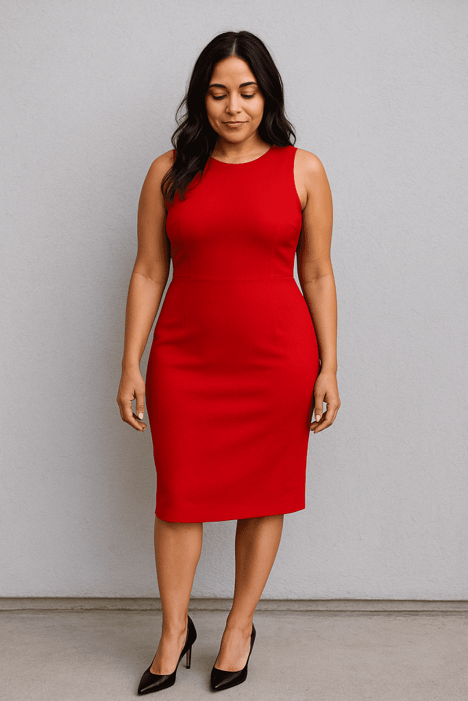 Zapatos Ideales Que Realzan Un Vestido Rojo