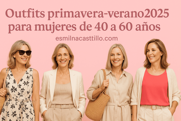 Outfits primavera-verano 2025 para mujeres de 40 a 60 años