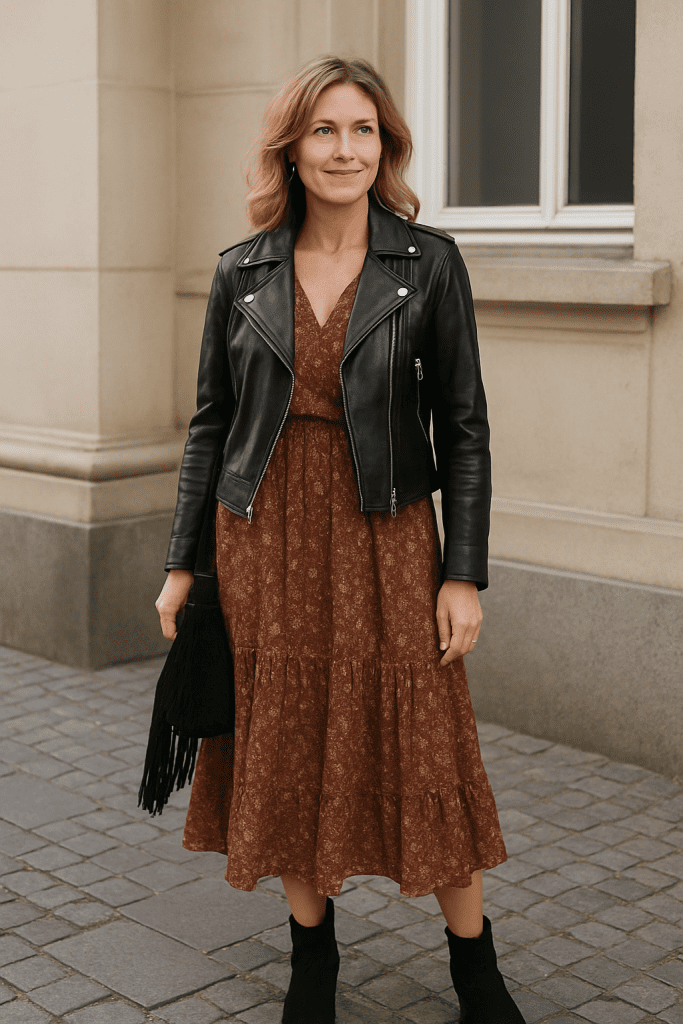 Cómo Llevar el Estilo Moto Boho a los 40