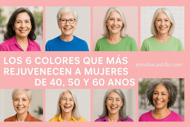 Colores que Más Rejuvenecen a Mujeres de 40, 50 y 60 Años