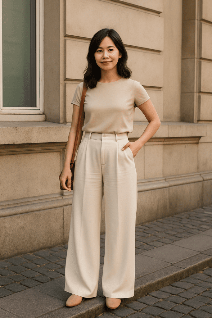 Pantalones Anchos para Mujeres Bajitas