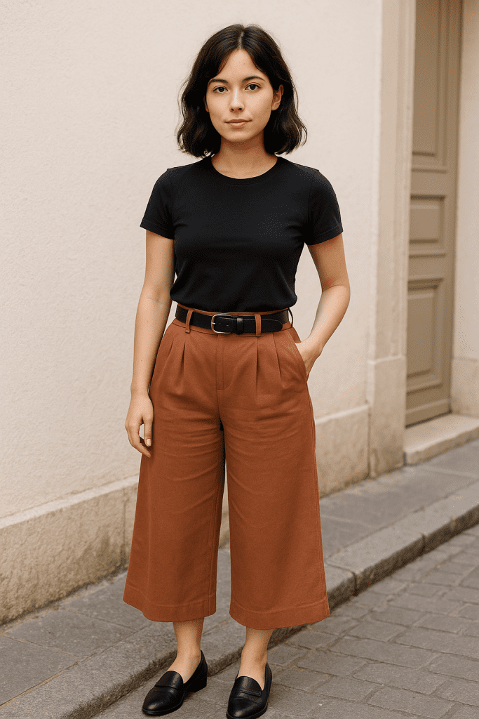 Pantalones Anchos para Mujeres Bajitas