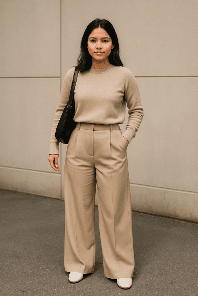 Pantalones Anchos para Mujeres Bajitas