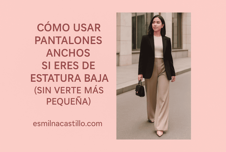 Cómo Usar Pantalones Anchos si Eres de Estatura Baja