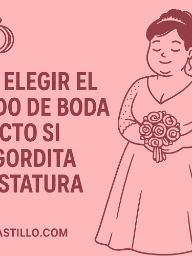 5 Tips De Cómo Elegir el Vestido de Boda Perfecto Si Eres Gordita y de Estatura Baja