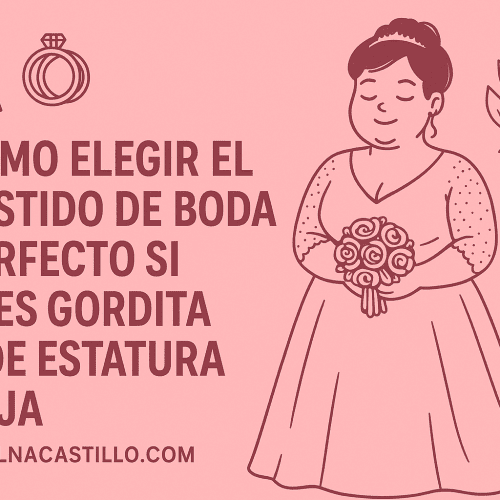 Cómo Elegir el Vestido de Boda Perfecto Si Eres Gordita y de Estatura Baja