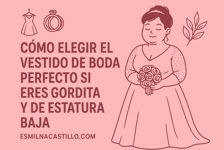 Cómo Elegir el Vestido de Boda Perfecto Si Eres Gordita y de Estatura Baja