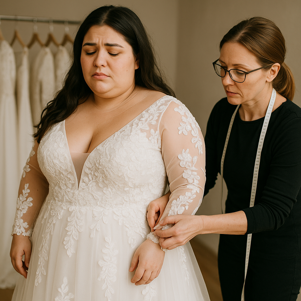 Errores que Evitar al Elegir un Vestido de Boda para Gorditas y Bajitas
