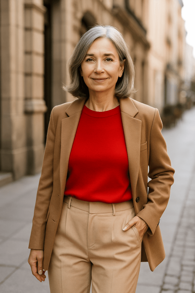 Cómo Vestir a los 50 Años Si Eres Baja y Delgada