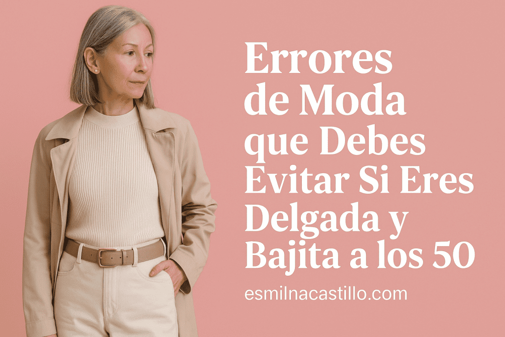 Errores de Moda que Debes Evitar Si Eres Delgada y Bajita a los 50