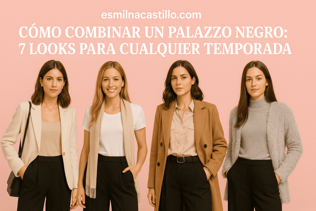 Cómo Combinar un Palazzo Negro