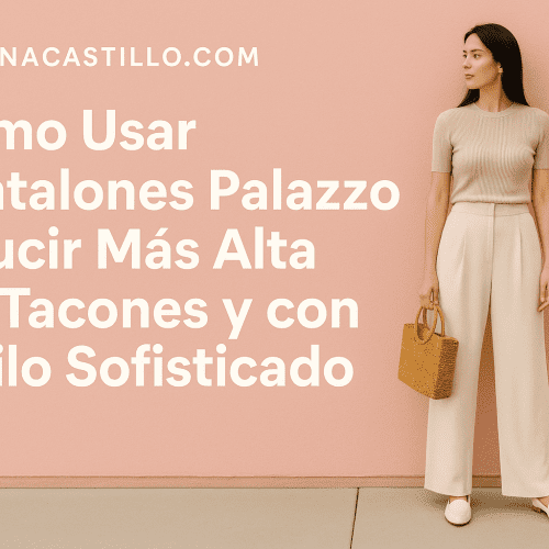 Cómo Usar Pantalones Palazzo y Lucir Más Alta