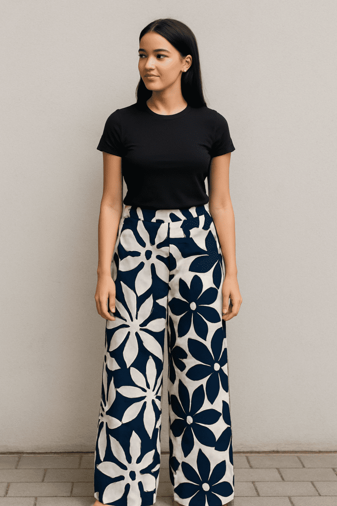 Cómo Usar Pantalones Palazzo y Lucir Más Alta