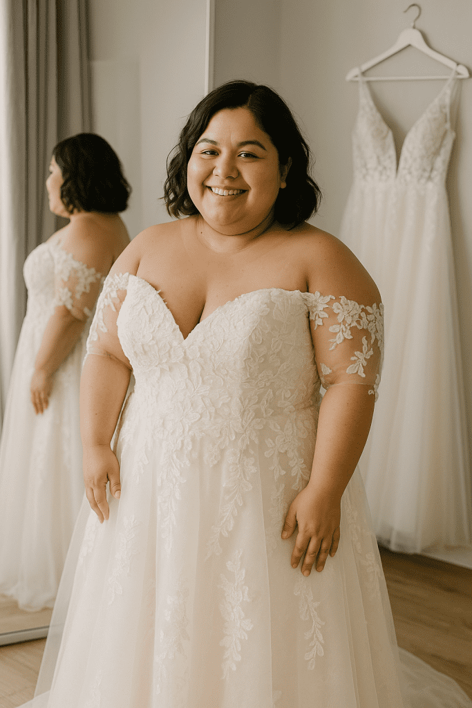 Cómo Elegir el Vestido de Boda Perfecto Si Eres Gordita y de Estatura Baja