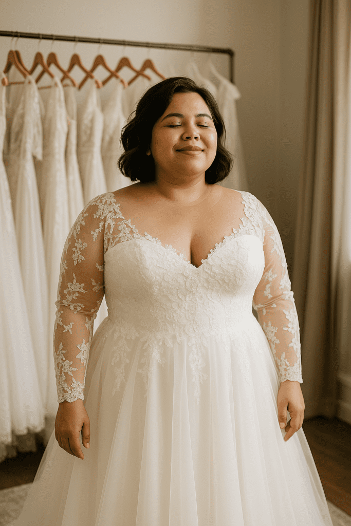 Cómo Elegir el Vestido de Boda Perfecto Si Eres Gordita y de Estatura Baja