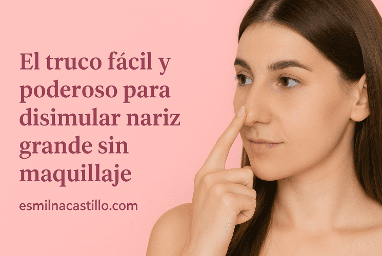 El Truco Fácil Y Poderoso Para Disimular Nariz Grande Sin Maquillaje