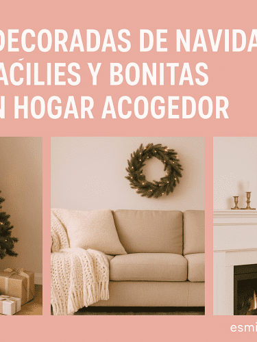 Casas Decoradas de Navidad Sencillas: Ideas Fáciles y Bonitas para un Hogar Acogedor