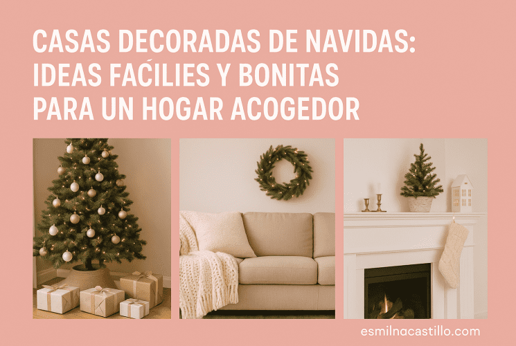 Casas Decoradas de Navidad Sencillas