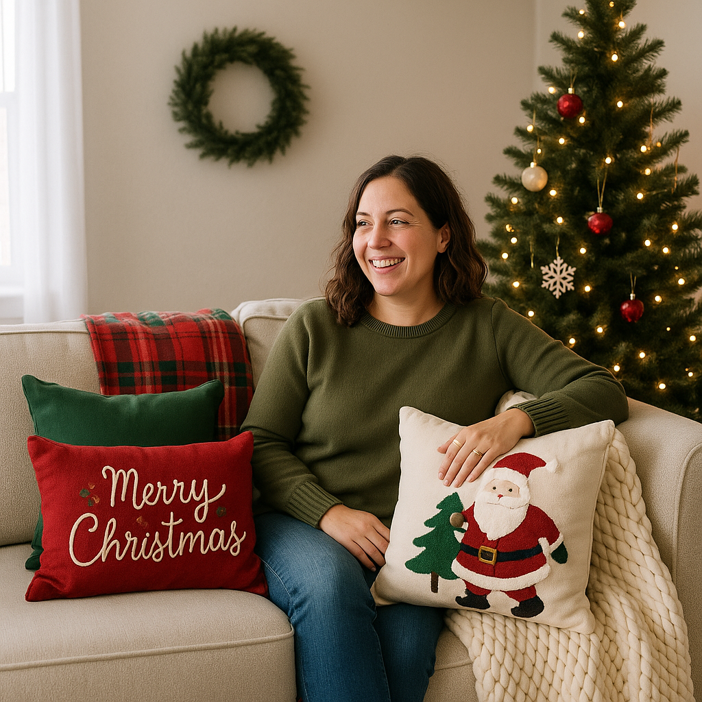 Casas Decoradas de Navidad Sencillas