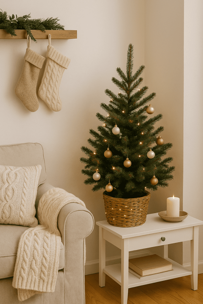 Casas Decoradas de Navidad Sencillas