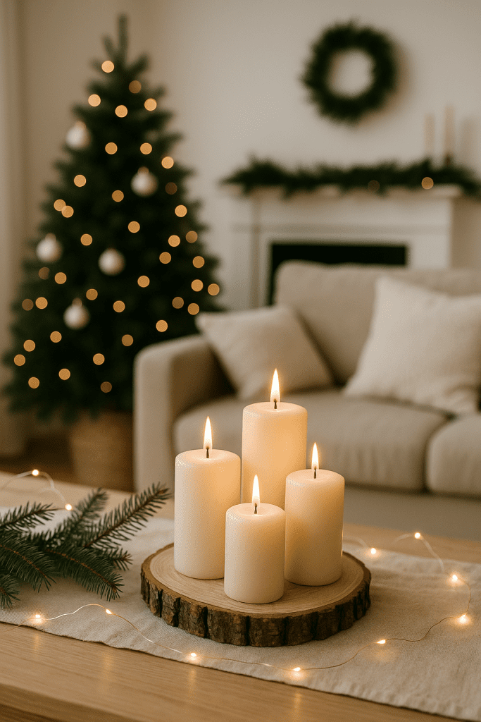 Casas Decoradas de Navidad Sencillas