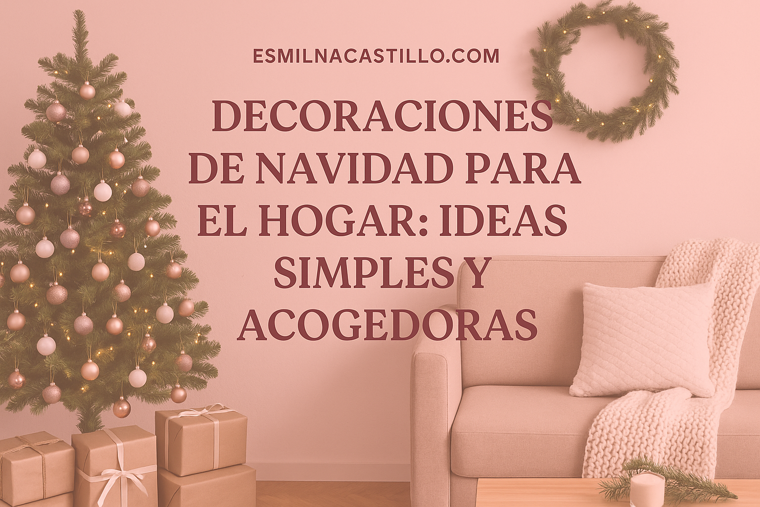 Decoraciones De Navidad Para El Hogar: 5 Ideas Simples y Acogedoras ...