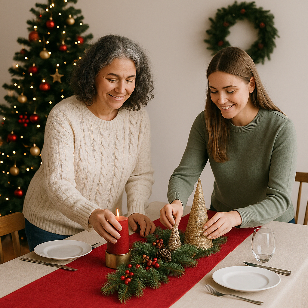 Cómo Decorar una Mesa para Navidad