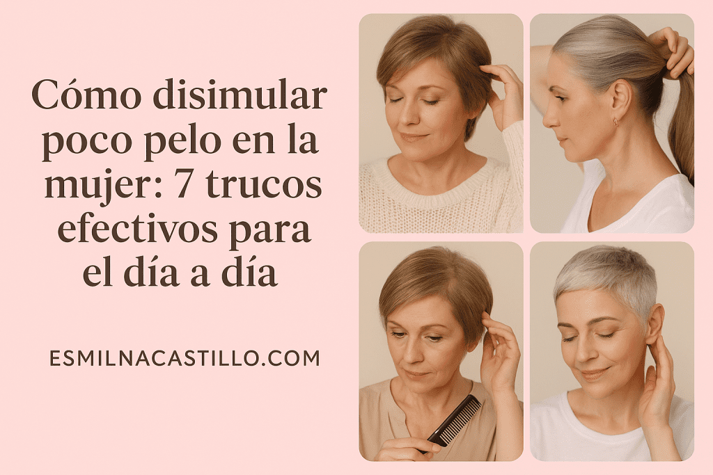Cómo Disimular Poco Pelo En La Mujer