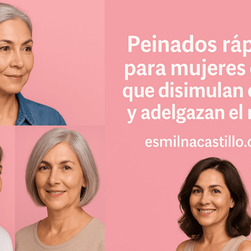Peinados Rápidos Para Mujeres De 40 Que Disimulan Canas Y Adelgazan El Rostro