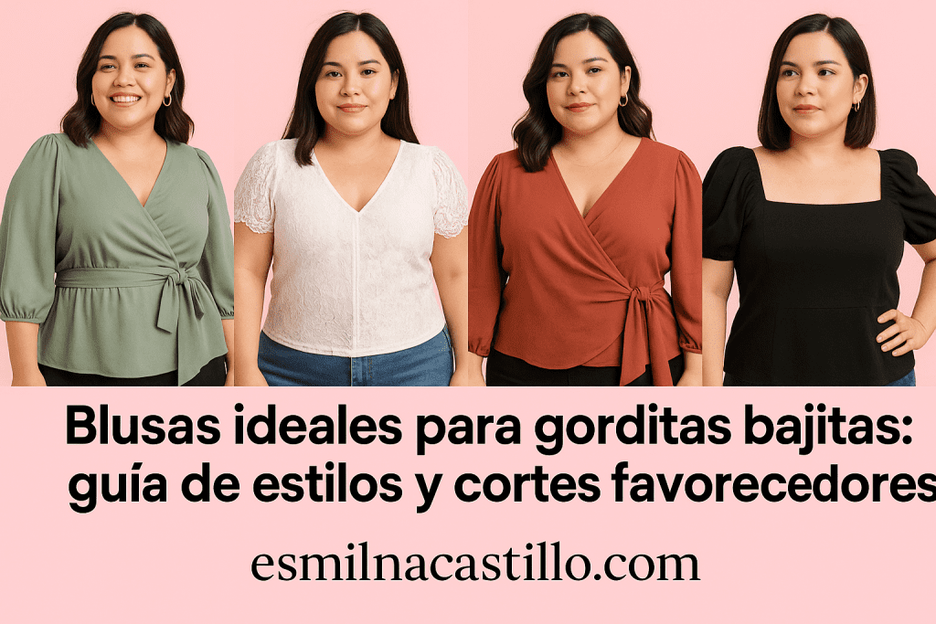 Blusas ideales para gorditas bajitas