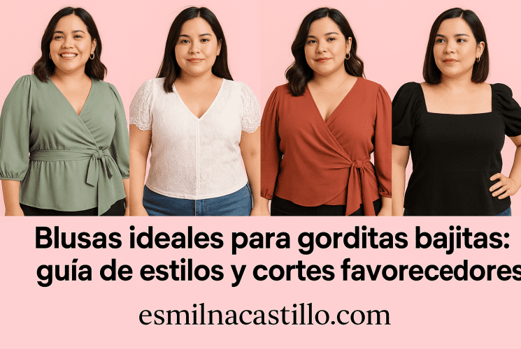 Blusas ideales para gorditas bajitas