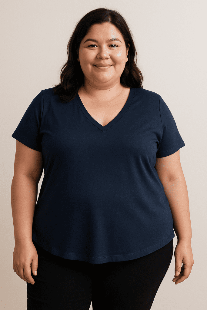 Blusas ideales para gorditas bajitas