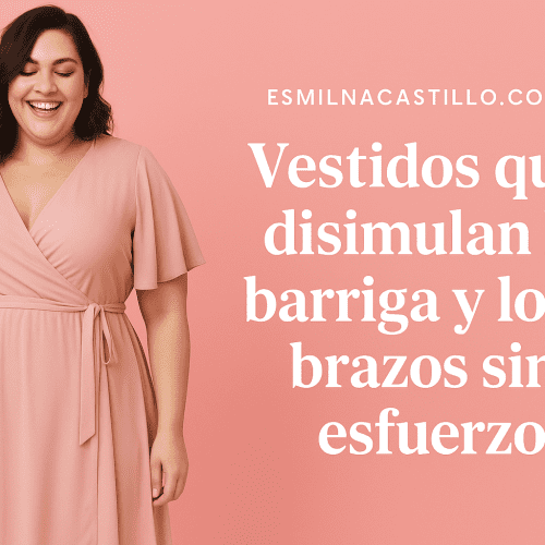 Vestidos que disimulan la barriga y los brazos sin esfuerzo
