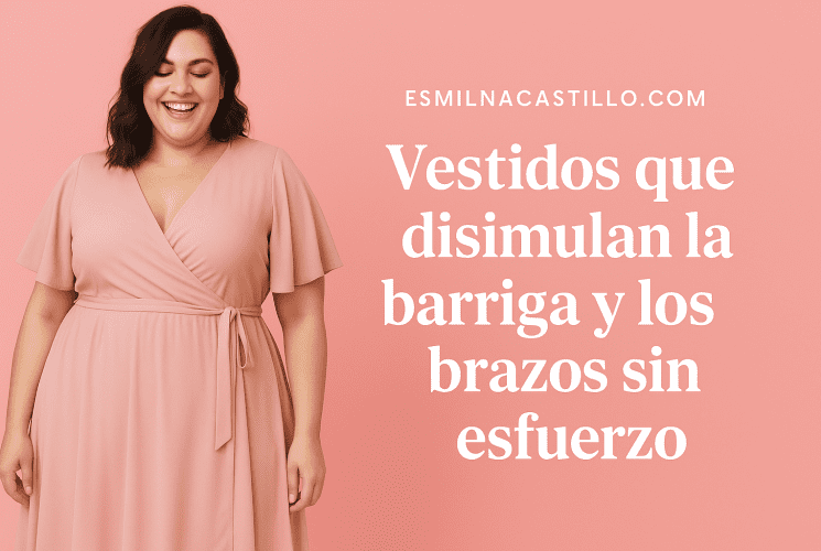 Vestidos que disimulan la barriga y los brazos sin esfuerzo