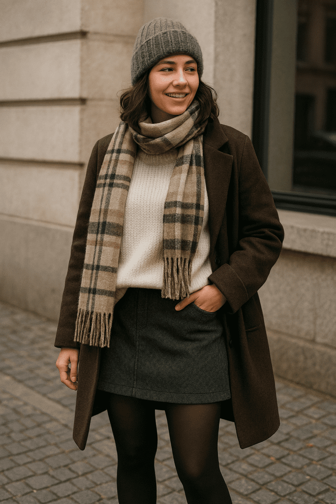 Como Usar Faldas Cortas En Invierno