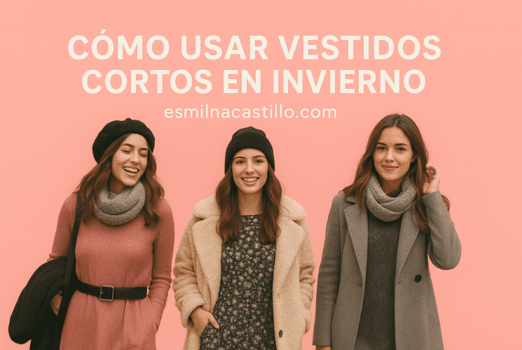 Cómo Usar Vestidos Cortos en Invierno