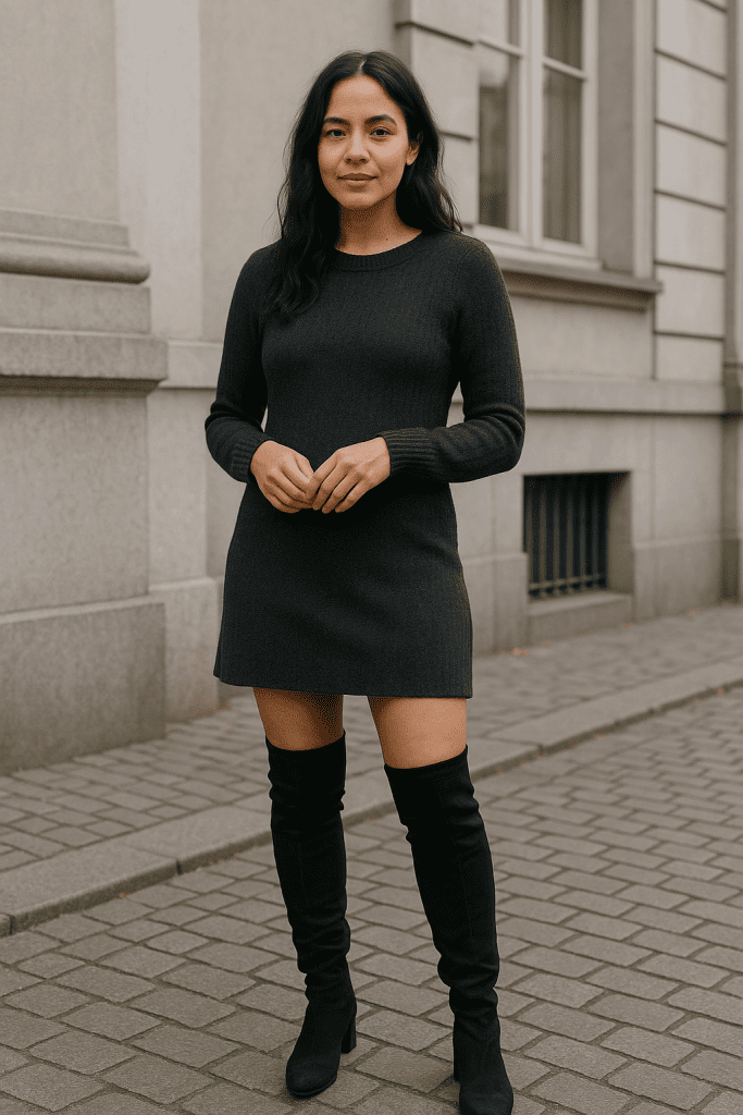 Cómo Usar Vestidos Cortos en Invierno