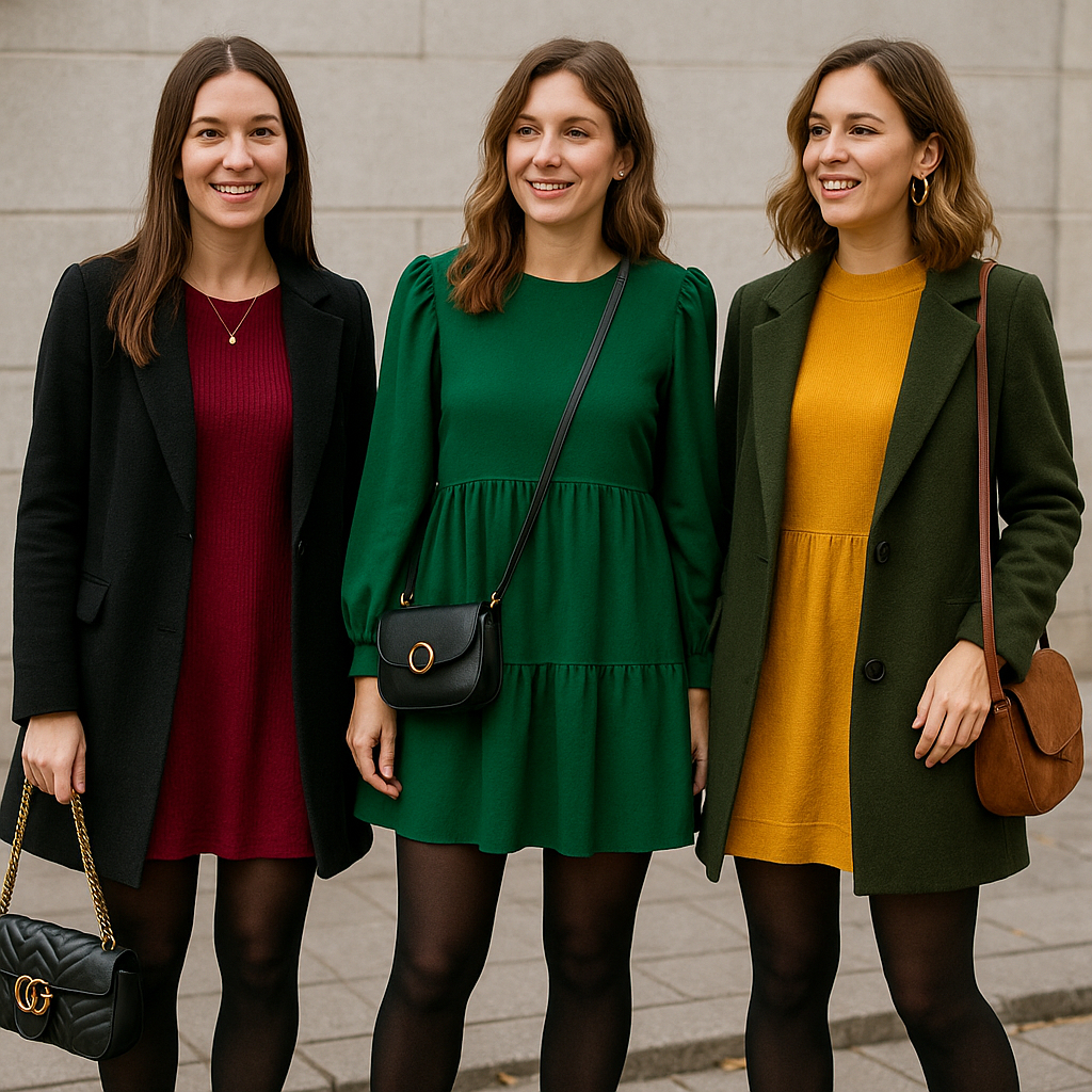 Cómo Usar Vestidos Cortos en Invierno