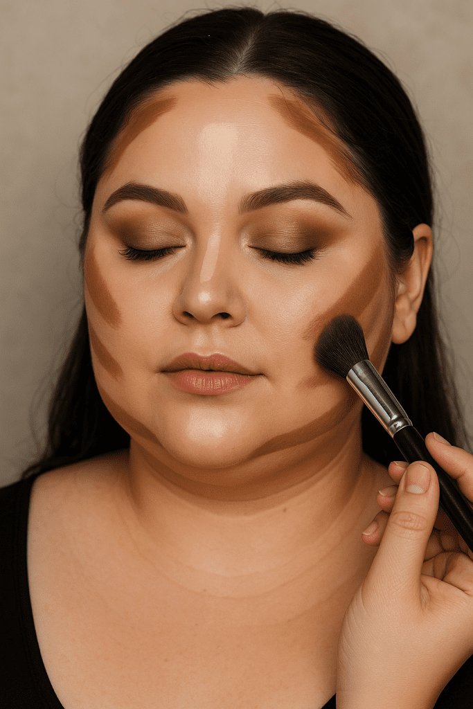 Maquillaje Para Cara Redonda y Cachetona