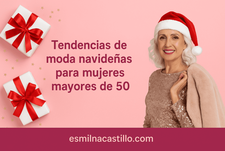 Tendencias de moda navideñas para mujeres mayores de 50