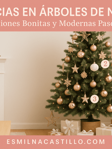 Tendencias en Árboles de Navidad: 8 Decoraciones Bonitas y Modernas Paso a Paso