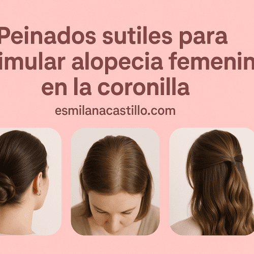 Peinados Sutiles Para Disimular Alopecia Femenina En La Coronilla