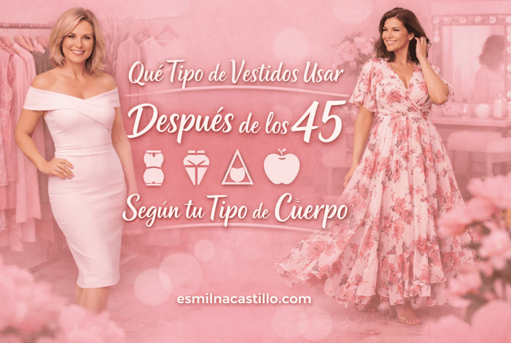 Qué Tipo de Vestidos Usar Después de los 45 Según tu Tipo de Cuerpo