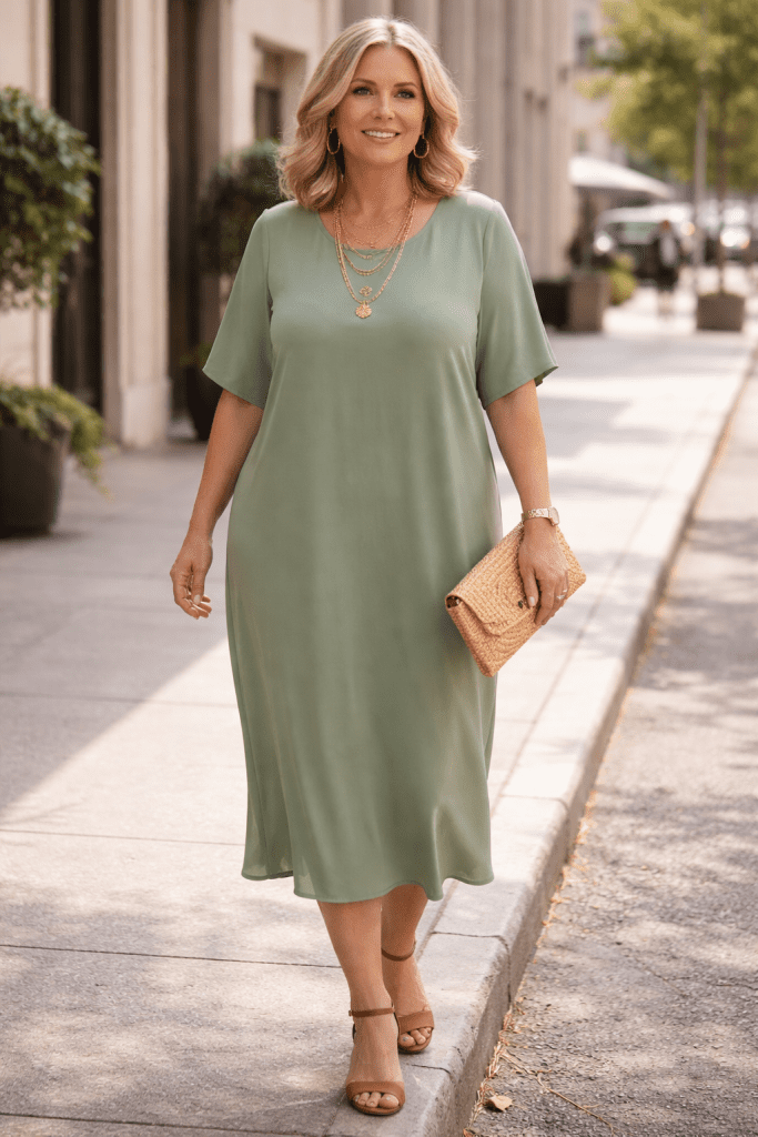 Qué Tipo de Vestidos Usar Después de los 45 Según tu Tipo de Cuerpo