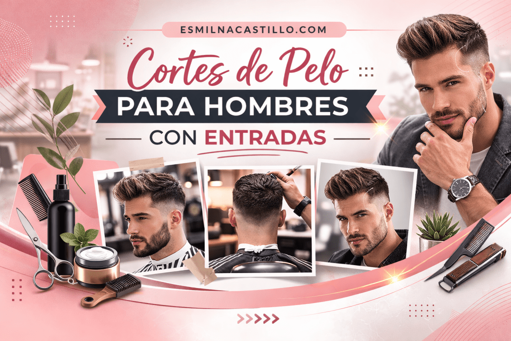 Cortes de pelo para hombres con entradas que rejuvenecen