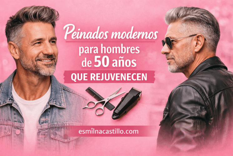 Peinados modernos para hombres de 50 años que rejuvenecen
