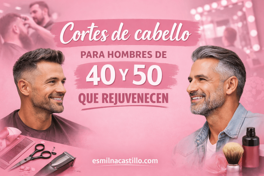 Cortes de cabello para hombres de 40 y 50 que rejuvenecen