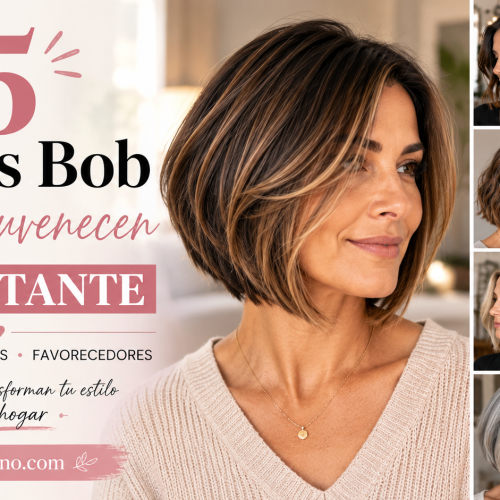 15 Cortes Bob que Rejuvenecen al Instante